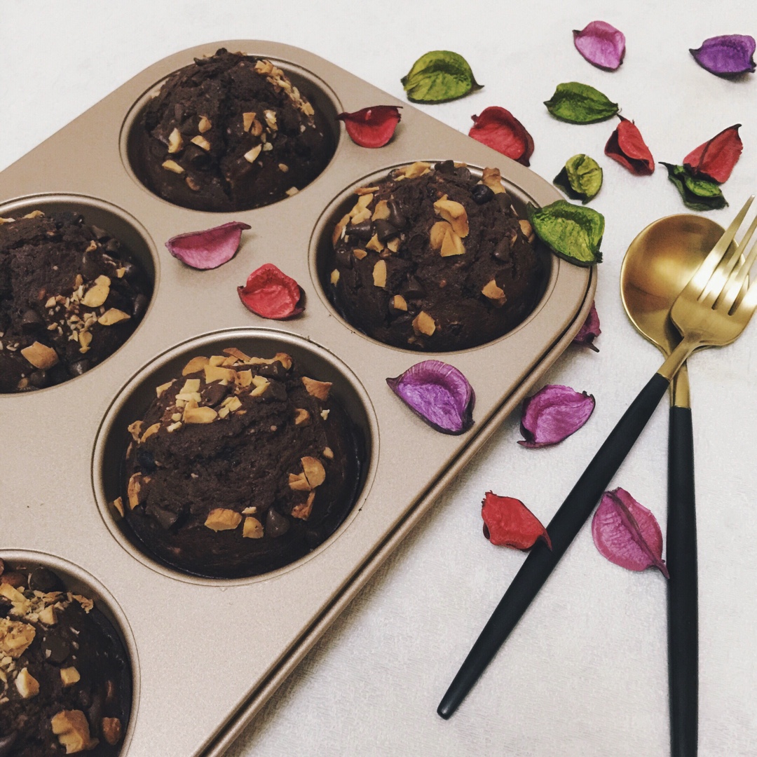 浓情巧克力摩卡马芬<Chocolate Espresso Muffins>
