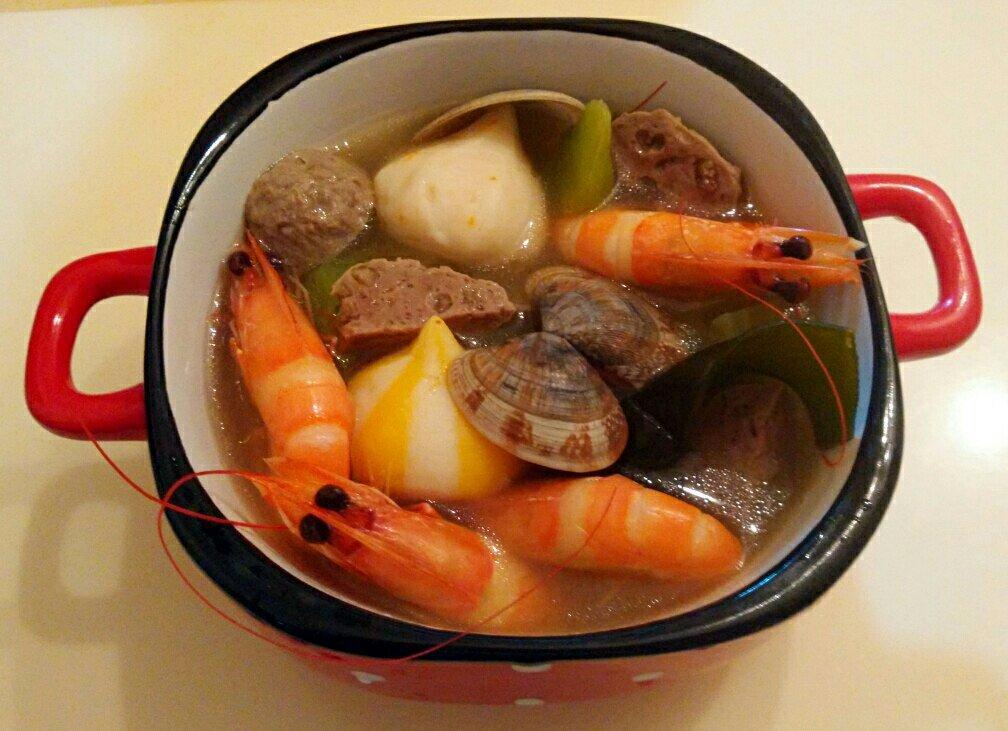 海鲜毋米粥的做法