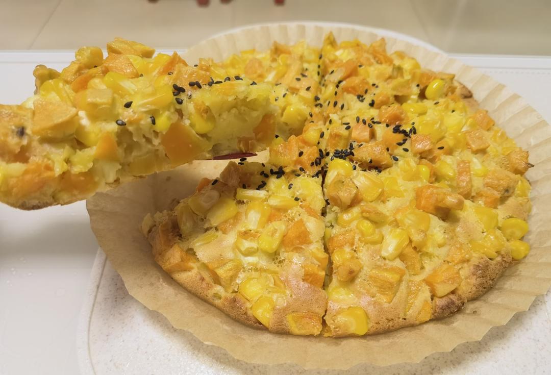 营养早餐，红薯玉米饼，味道绝了，做法超简单