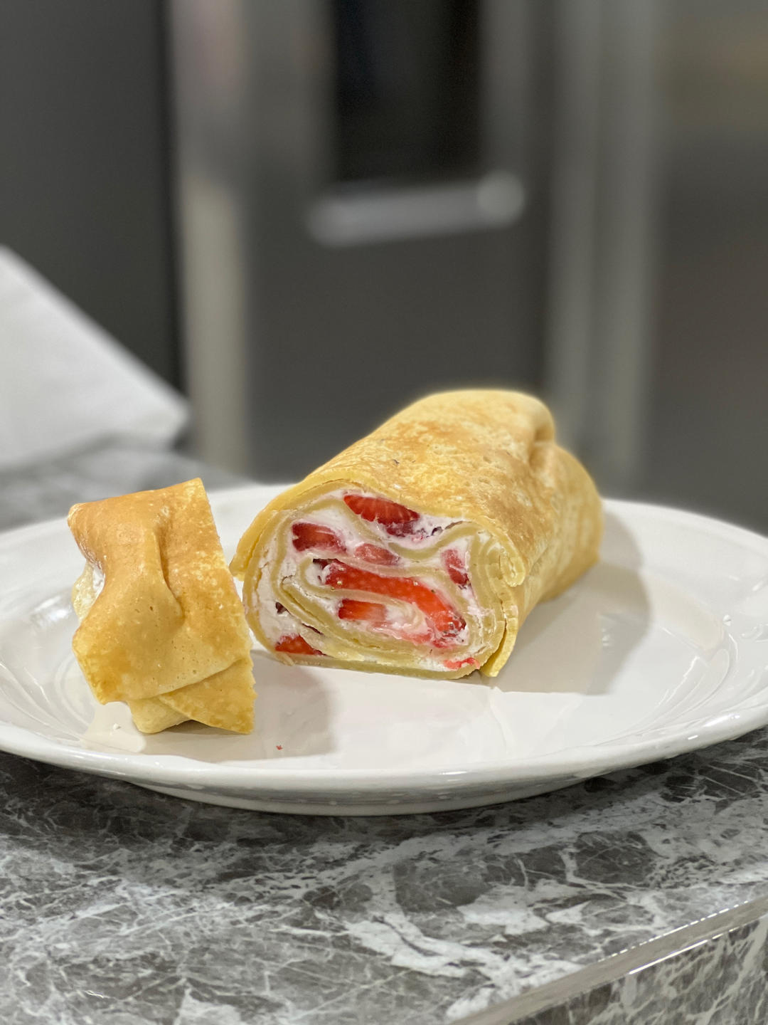 免烤箱❗千层毛巾卷❗也是万能千层皮