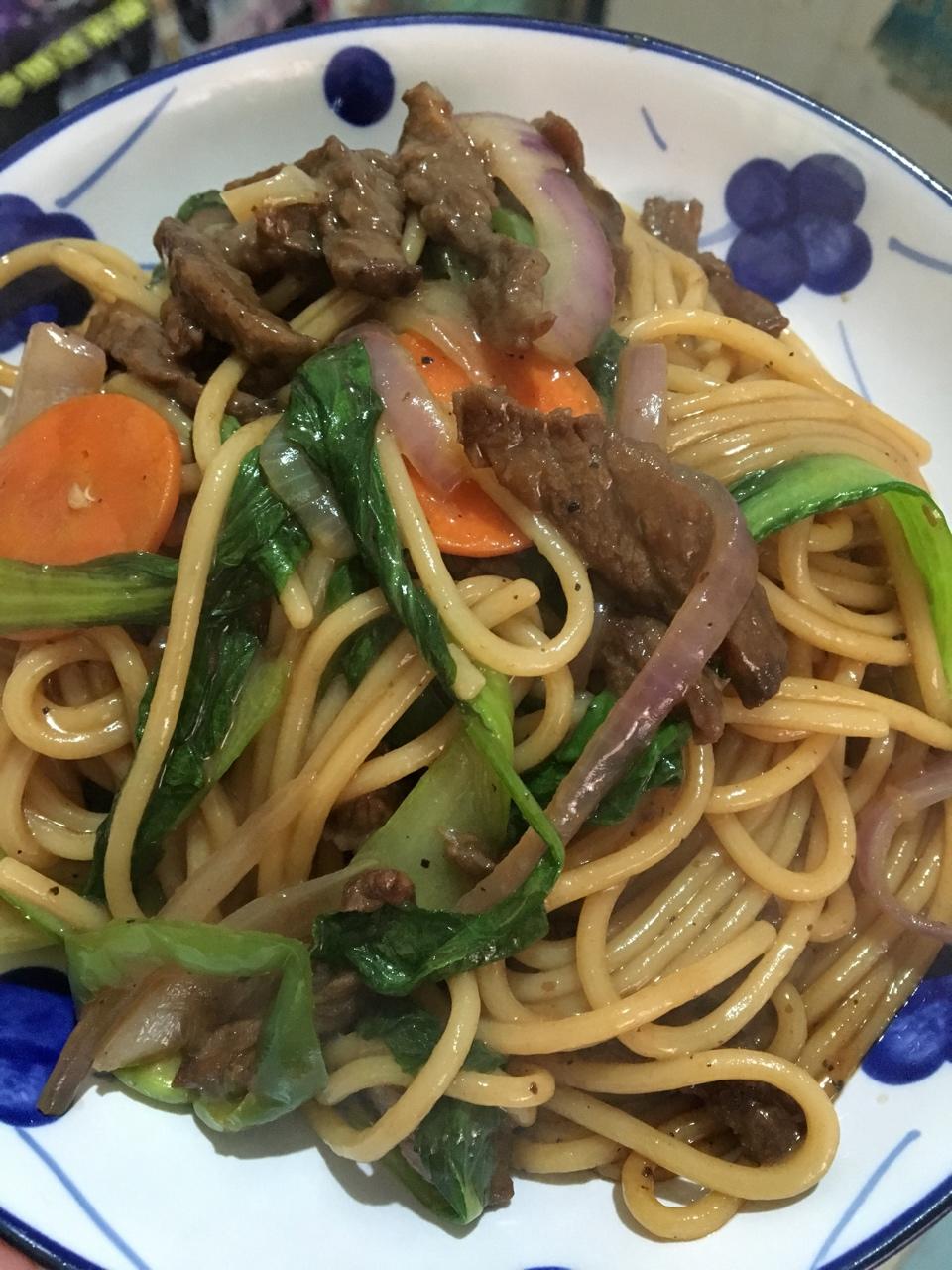 黑椒牛柳意面