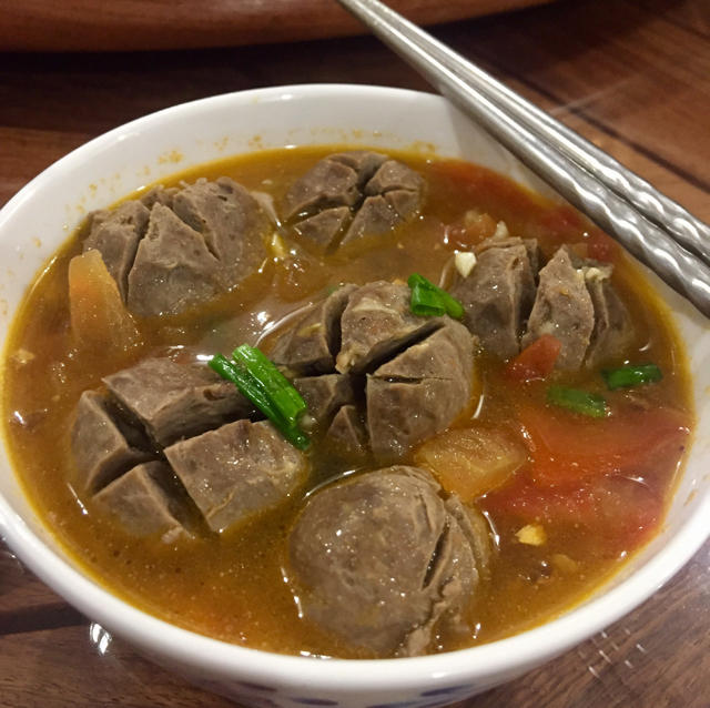番茄牛肉丸