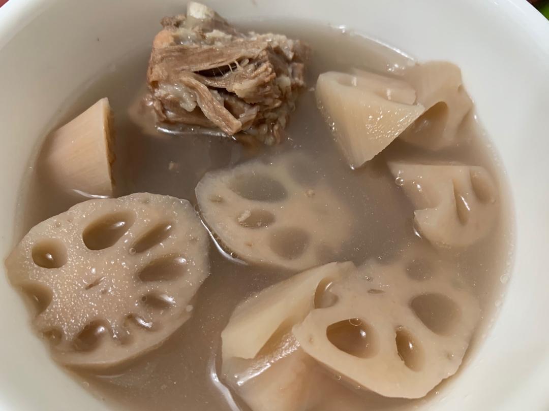 莲藕排骨汤
