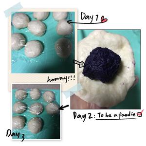 软软的紫薯面包圈的做法 步骤5