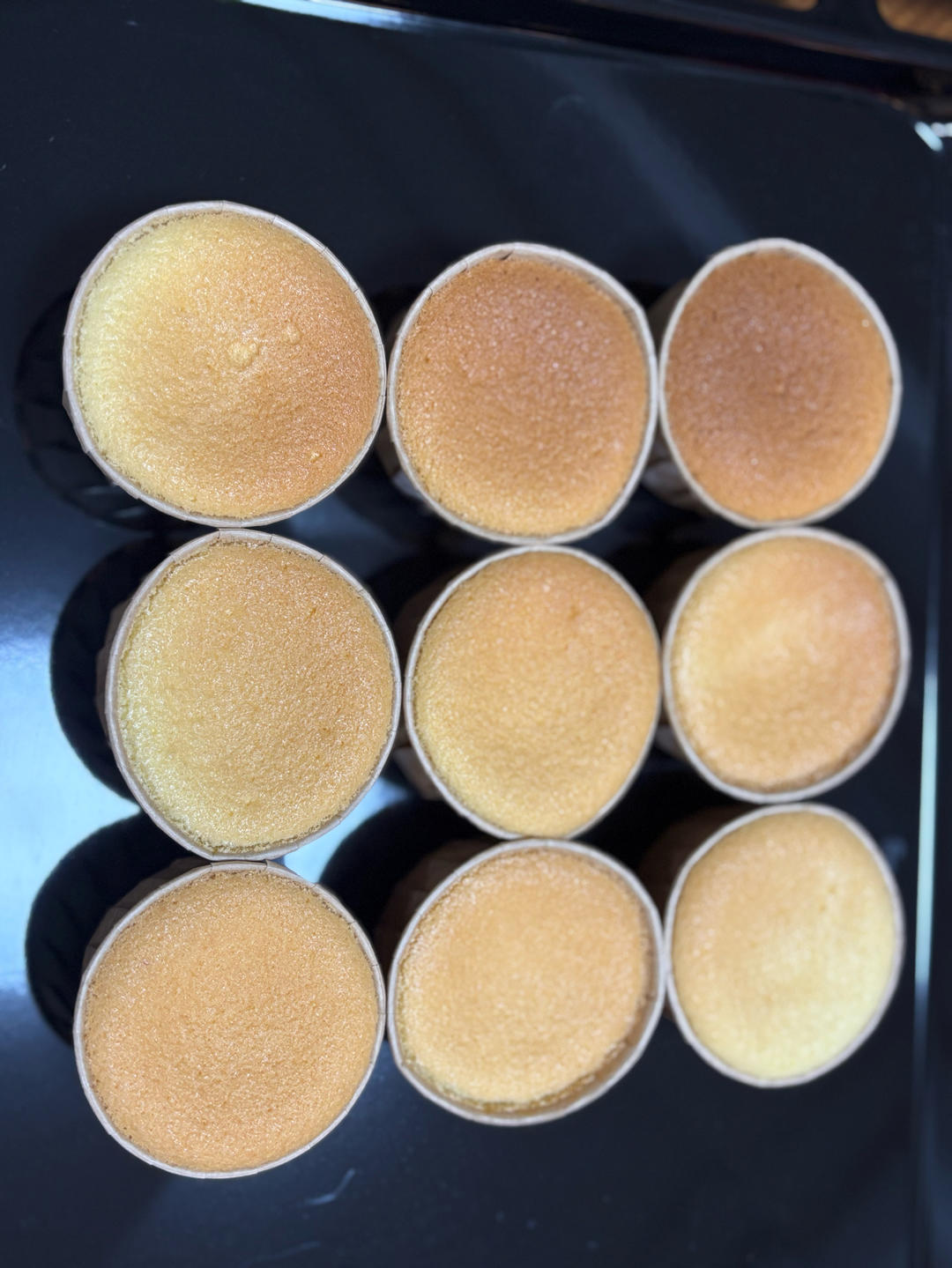 超简单不塌腰的纸杯蛋糕