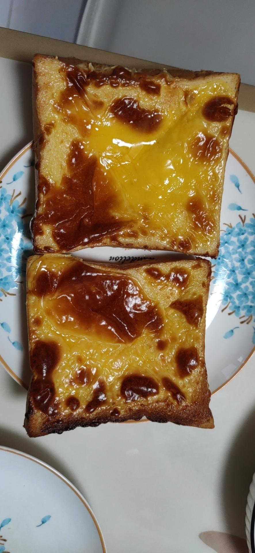 零失败快手岩烧乳酪(熔岩吐司)十分钟网红早餐，好吃哭