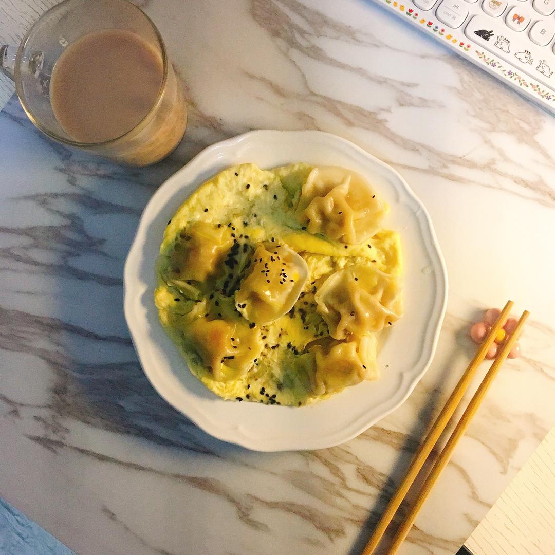 鸡蛋煎饺