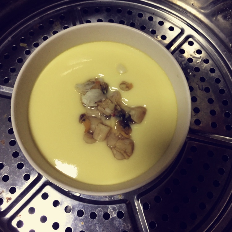 干贝燉蛋