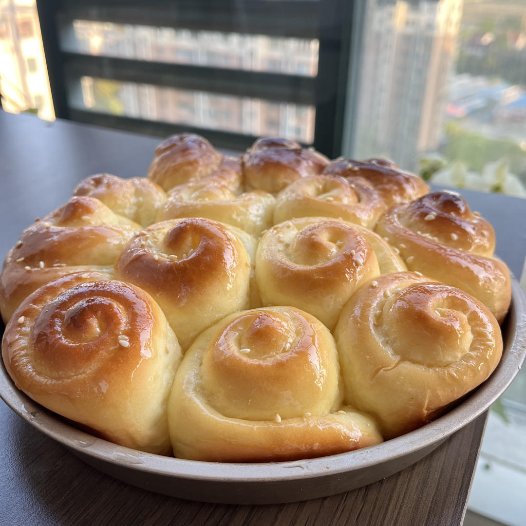 脆底蜂蜜小面包