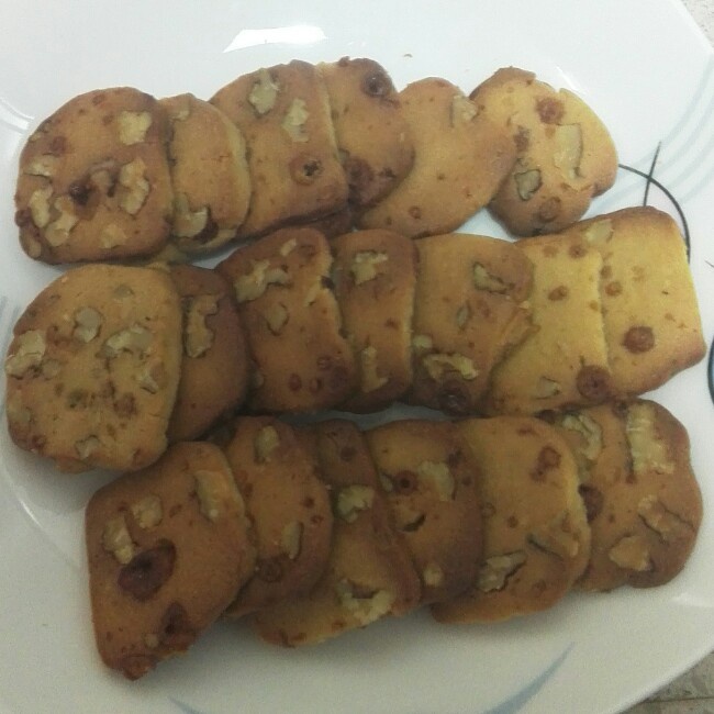 红糖核桃饼干