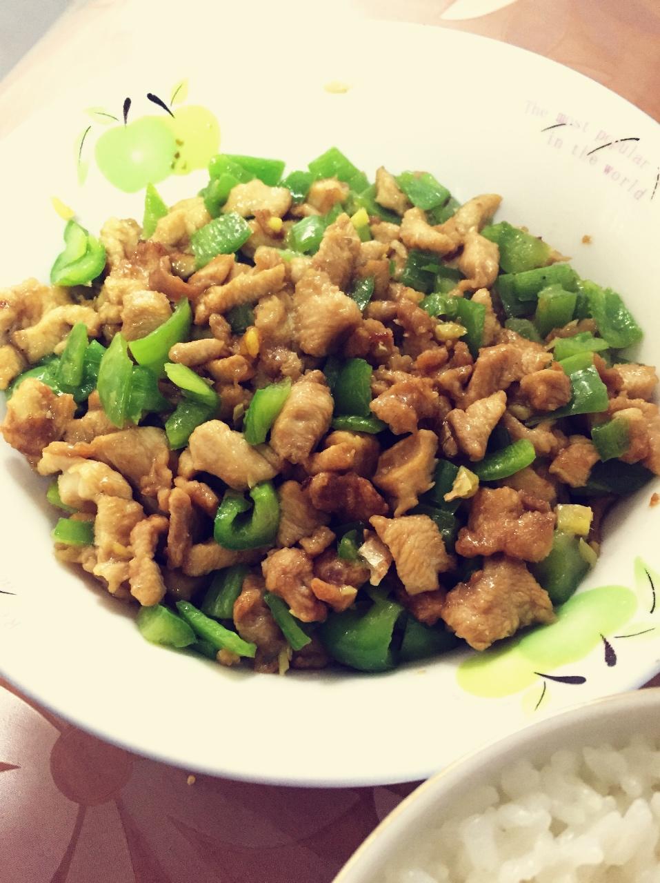 青椒炒鸡腿肉（大厨级别）
