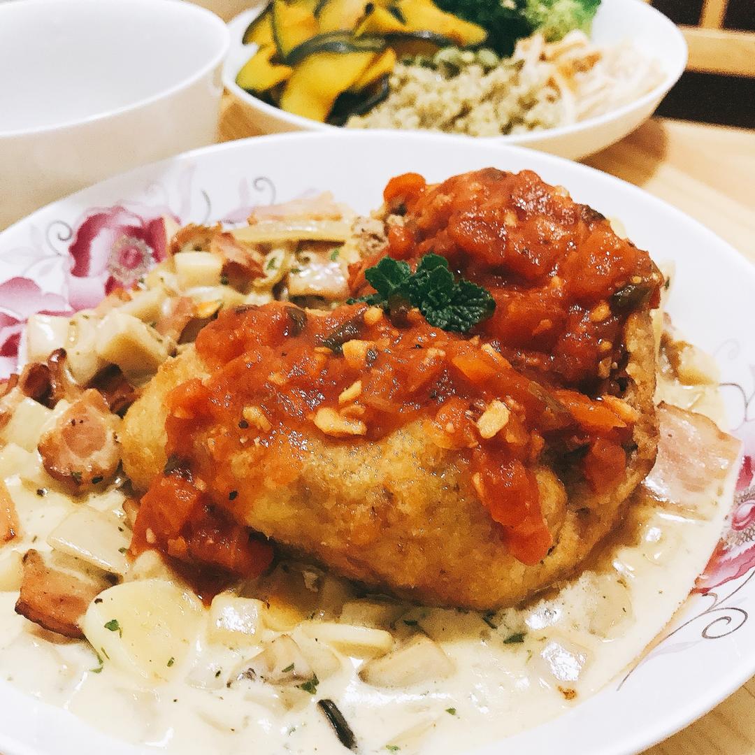 苏格兰蛋配白汁蘑菇【食材包操作说明】