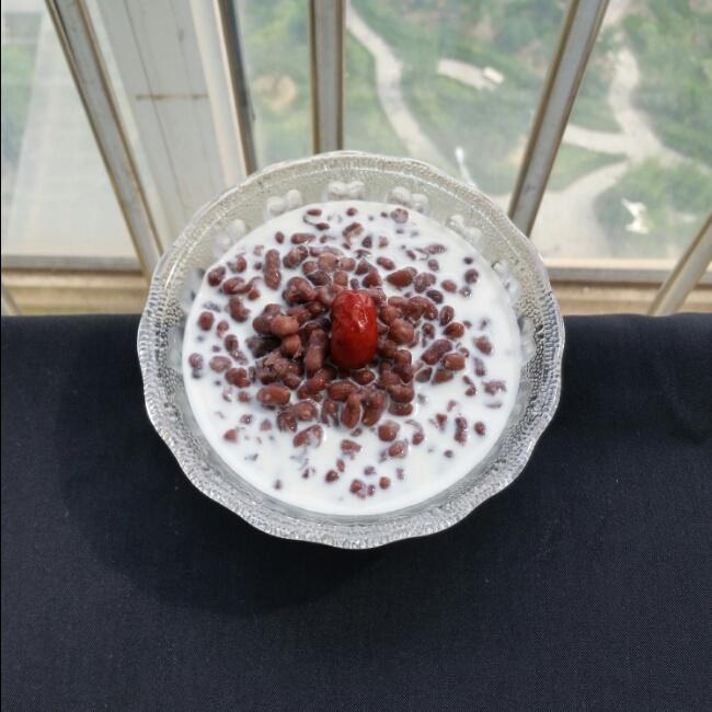 蜜红豆牛奶粥的做法