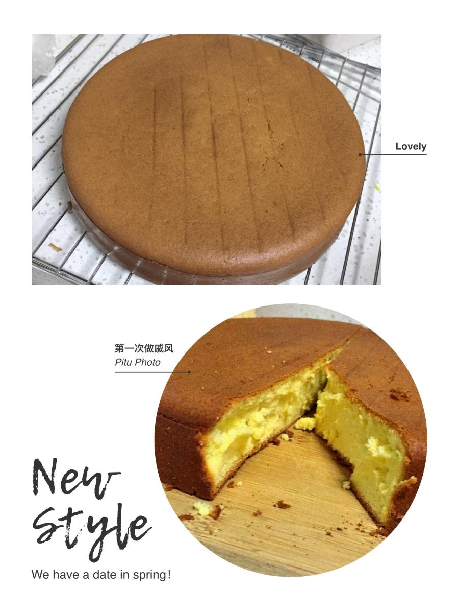 烤箱做蛋糕（戚风蛋糕的做法）