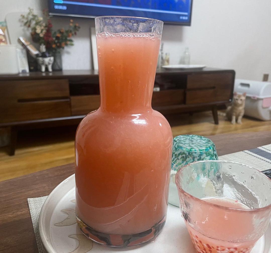 纯纯正正的鲜桃汁