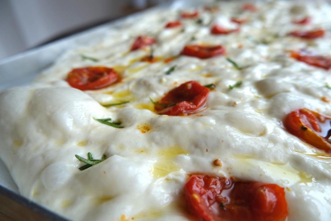 无糖版意式佛卡夏面包