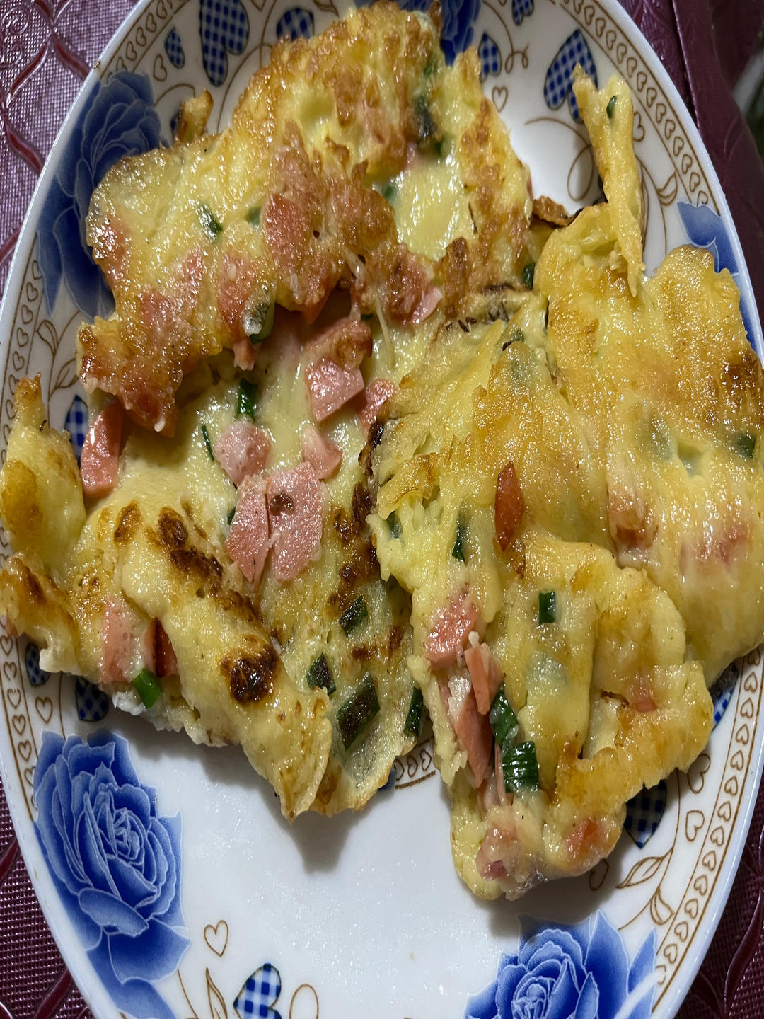简单快手蔬菜鸡蛋煎饼