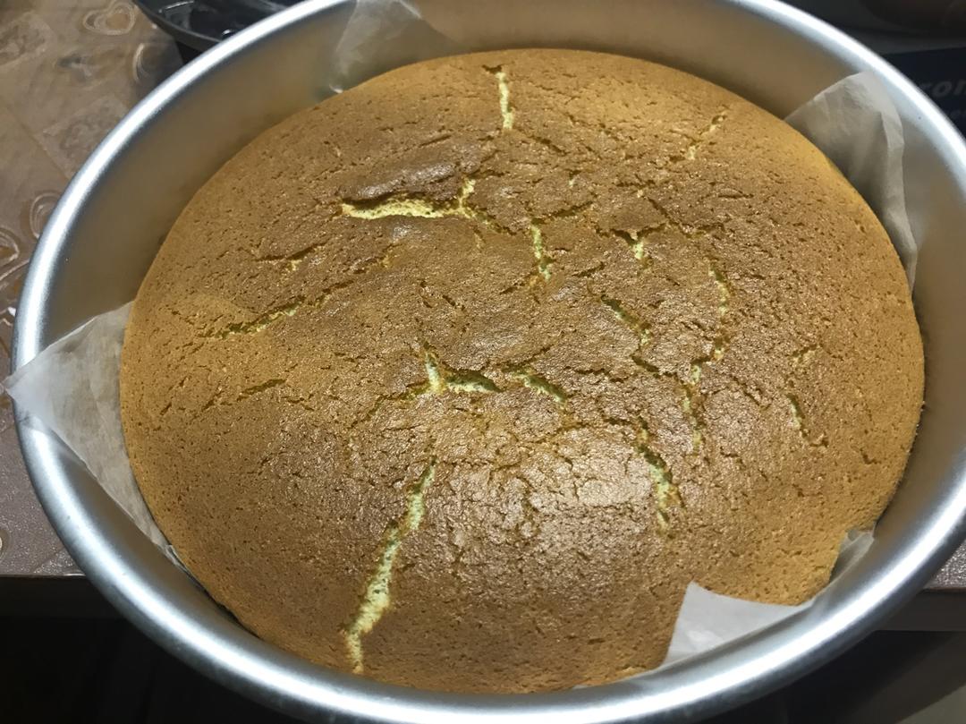 无油抹茶酸奶戚风（两蛋）