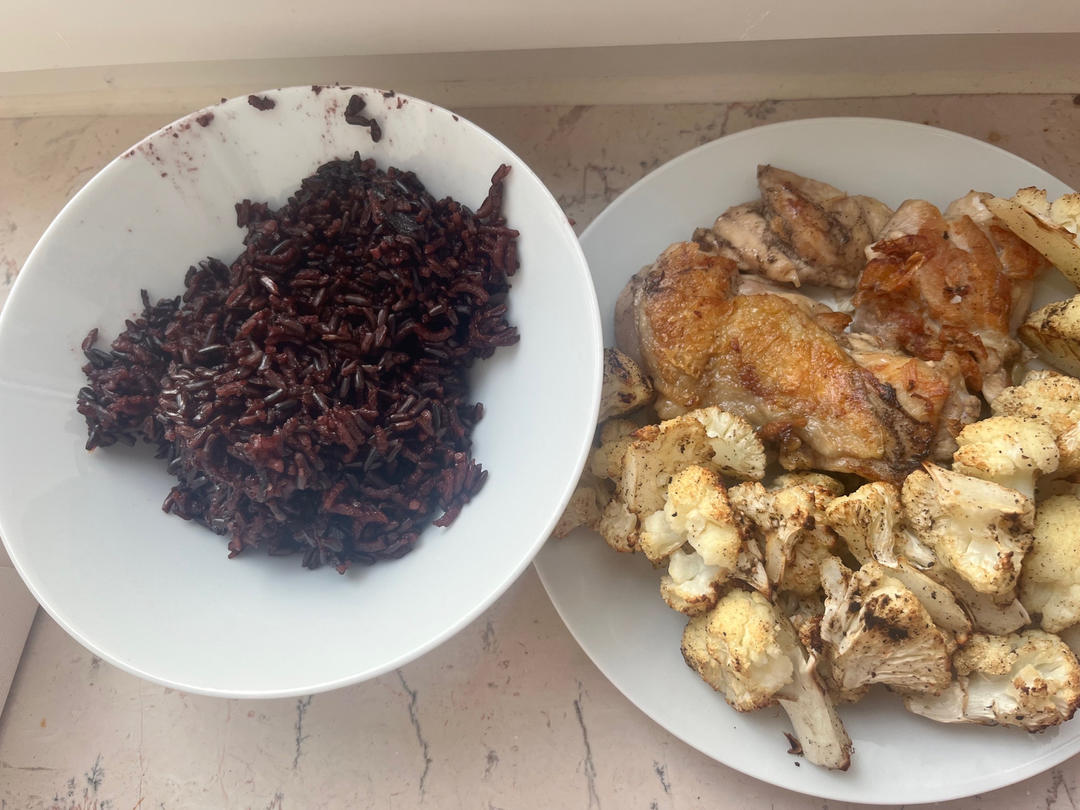 黑胡椒香煎鸡腿排，减肥可做无油的噢！