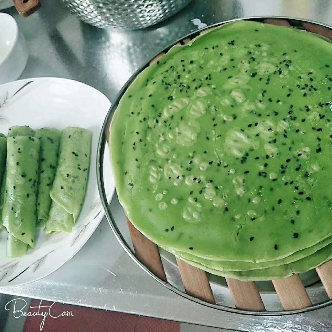 油菜芝麻饼的做法