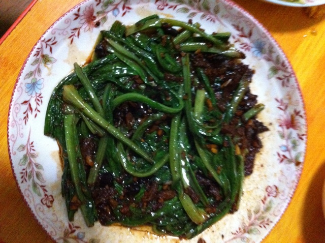 豆豉鲮鱼油麦菜