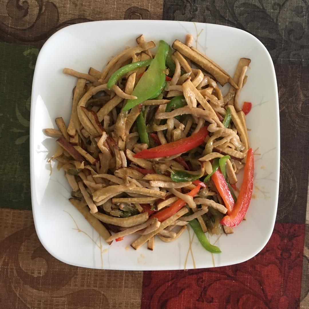 榨菜青椒炒香干