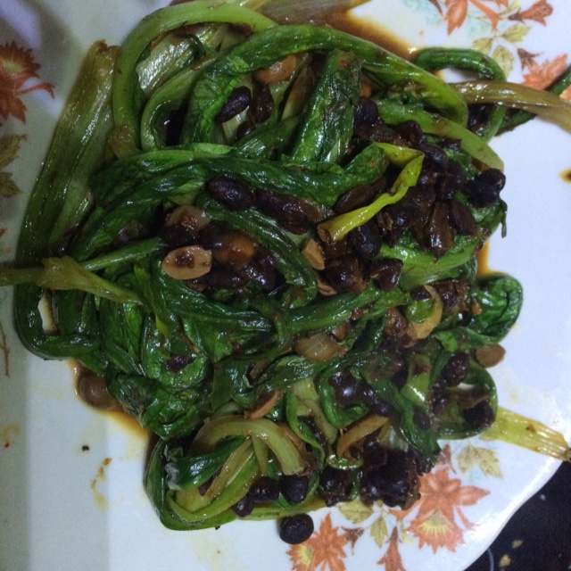 豆豉鲮鱼油麦菜