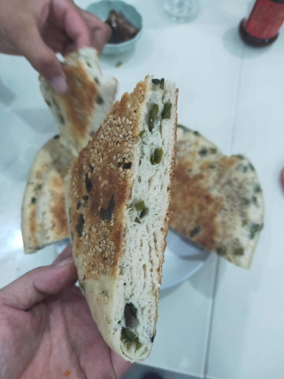 葱香发面饼(快手版)