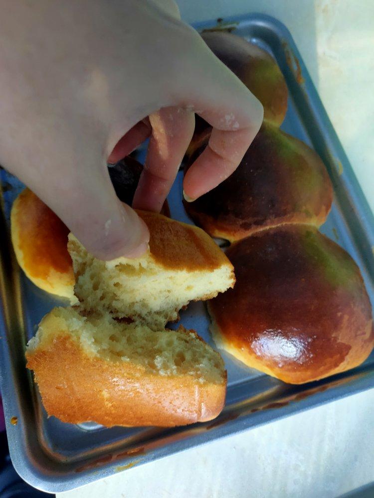 爆松软的鲜奶小面包（一次发酵易出膜）