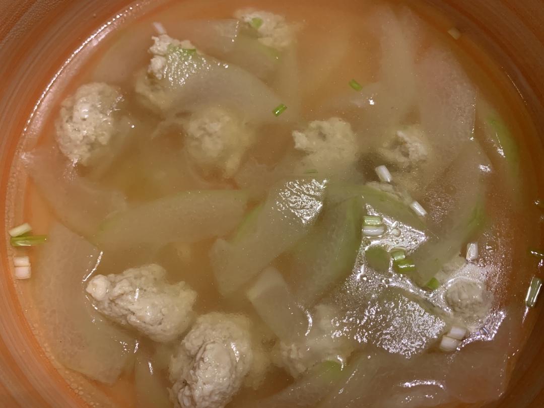 鸡肉丸子冬瓜汤（附小视频）～太阳谷菜谱
