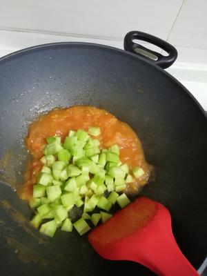 YUMMY YUMMY的肉末茄汁土豆丁面（鸡肉版）的酱的做法 步骤7