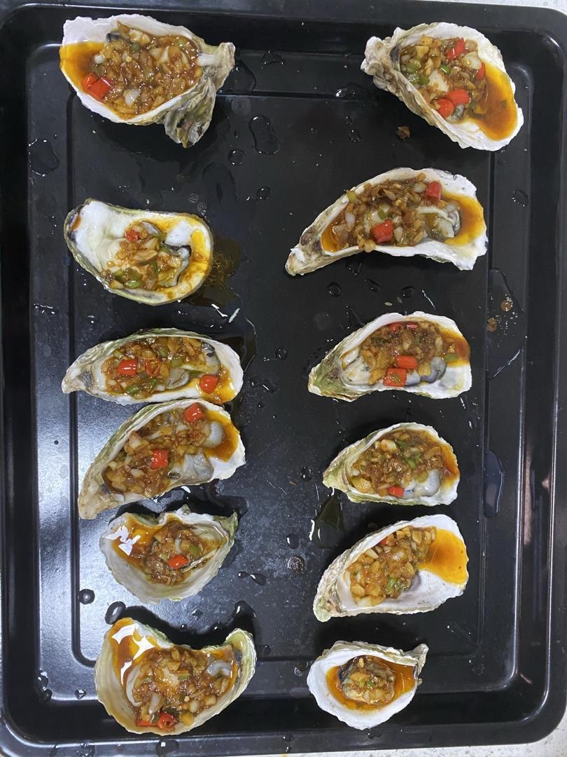 蒜蓉烤生蚝（烤箱版首发）