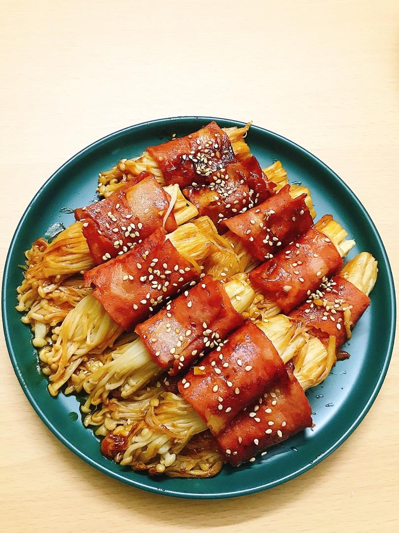金针菇培根卷