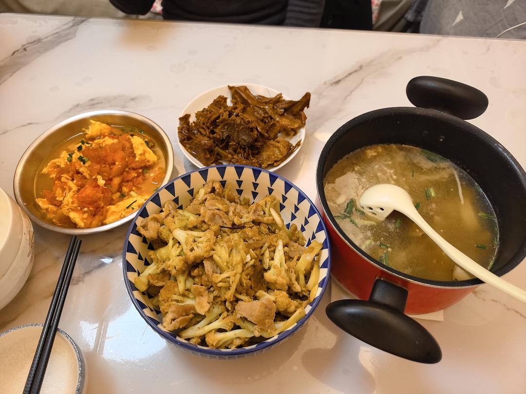 [新手绝不失败]菜花炒肉