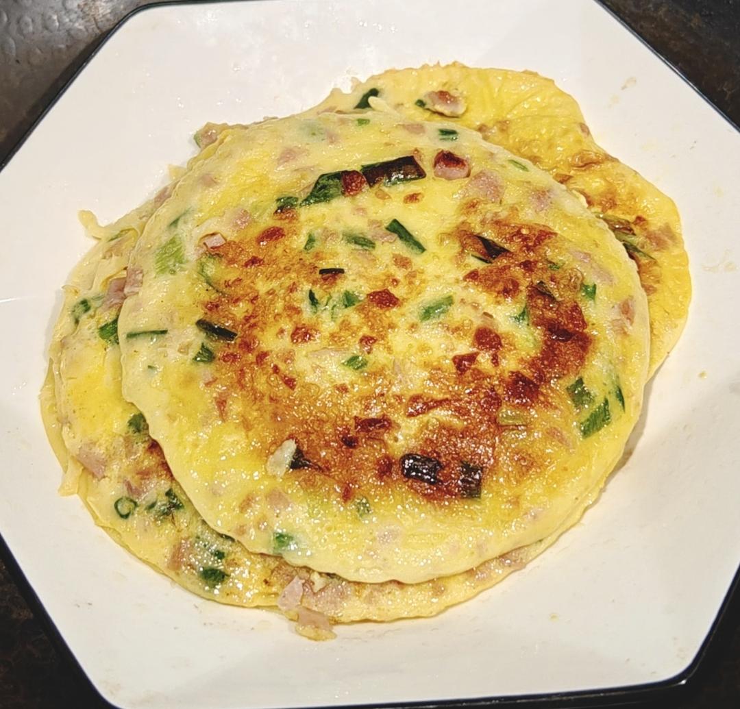 软软咸香鸡蛋饼（超详细）