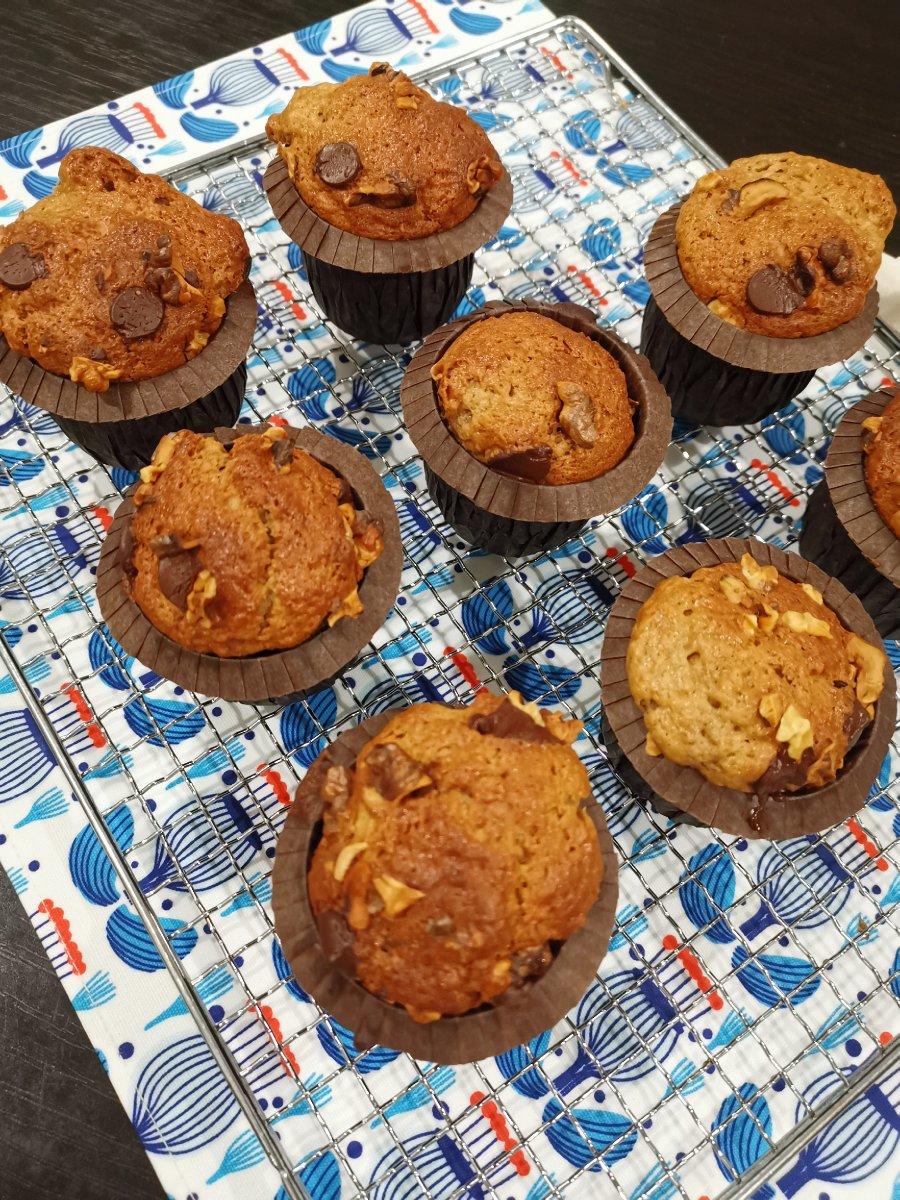 香蕉巧克力核桃马芬