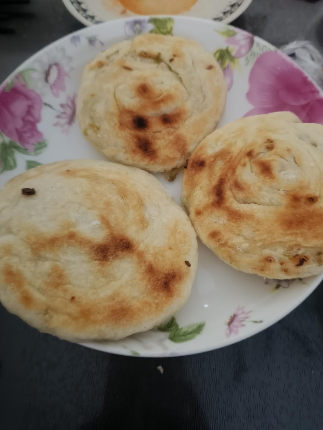黄油葱香烙饼（发面）