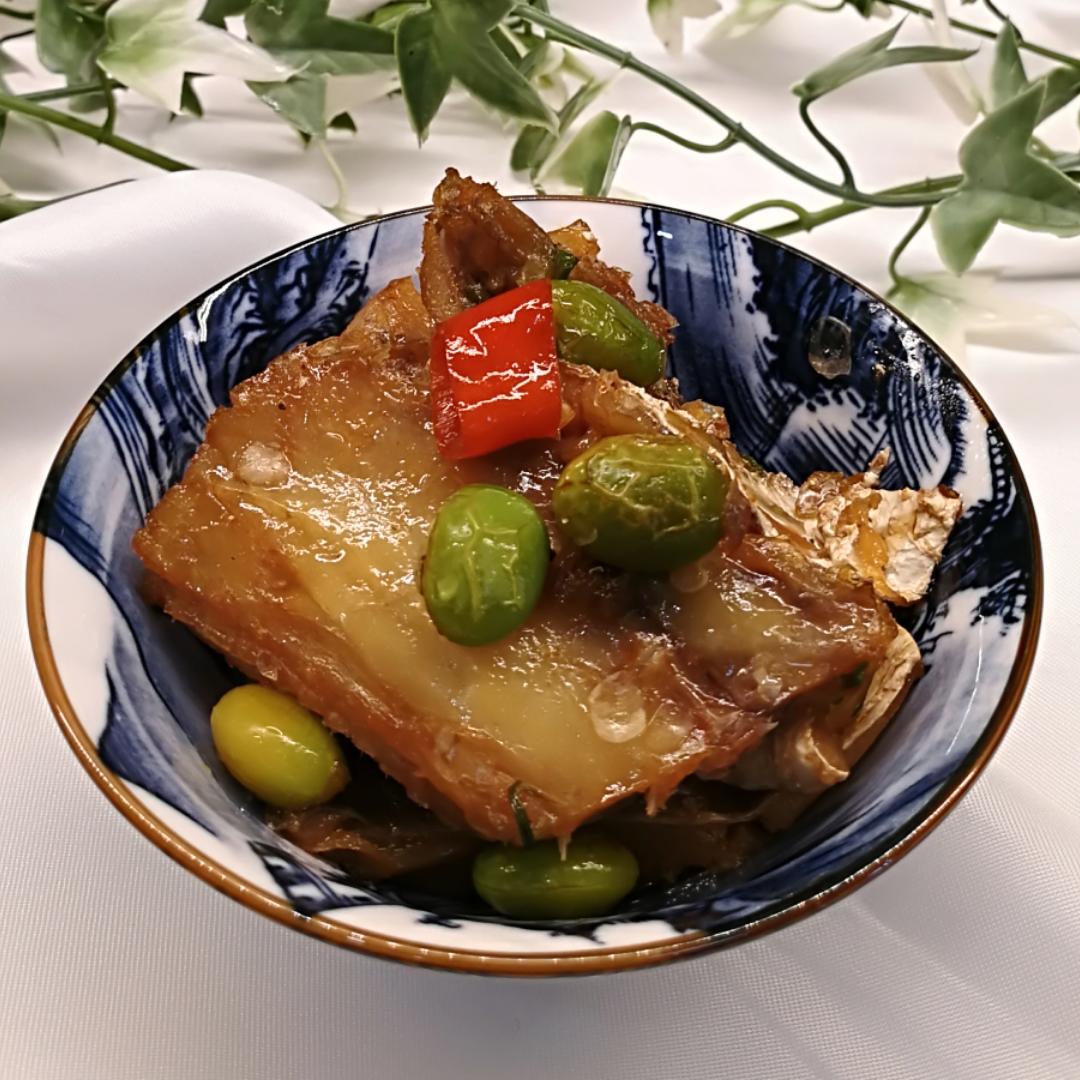 肉饼蒸鱼干
