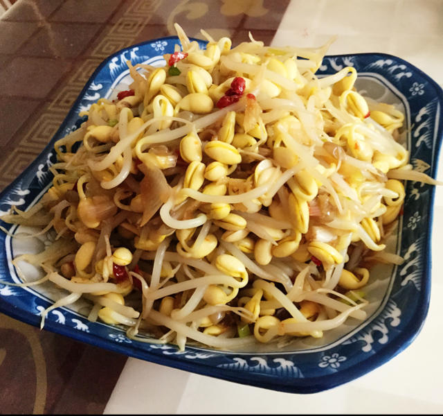 凉拌豆芽