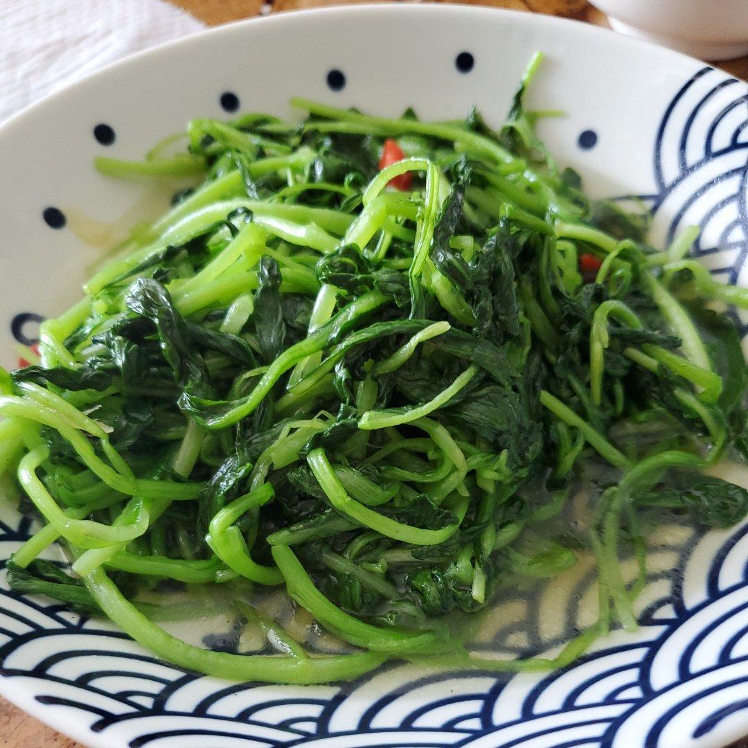 炝炒油菜苗（鸡毛菜）五分钟快手菜