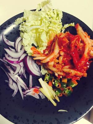 韩式泡菜炒饭的做法 步骤2
