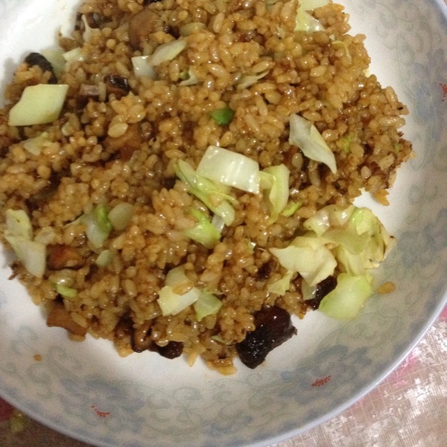 酱油素炒饭