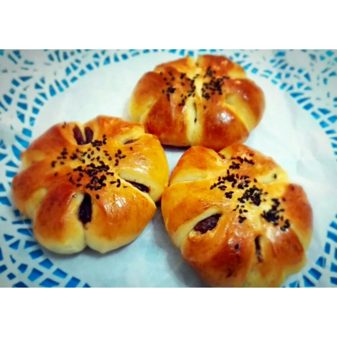 豆沙早餐包