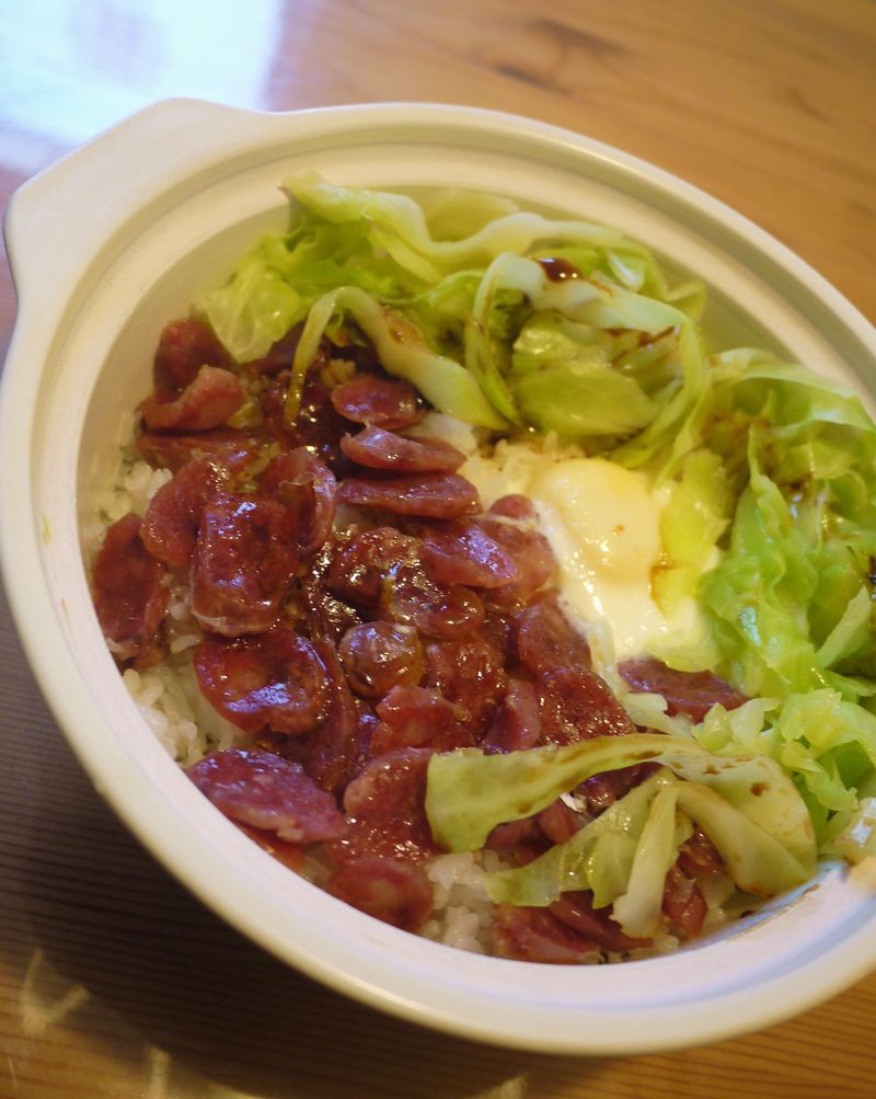 腊肠煲仔饭