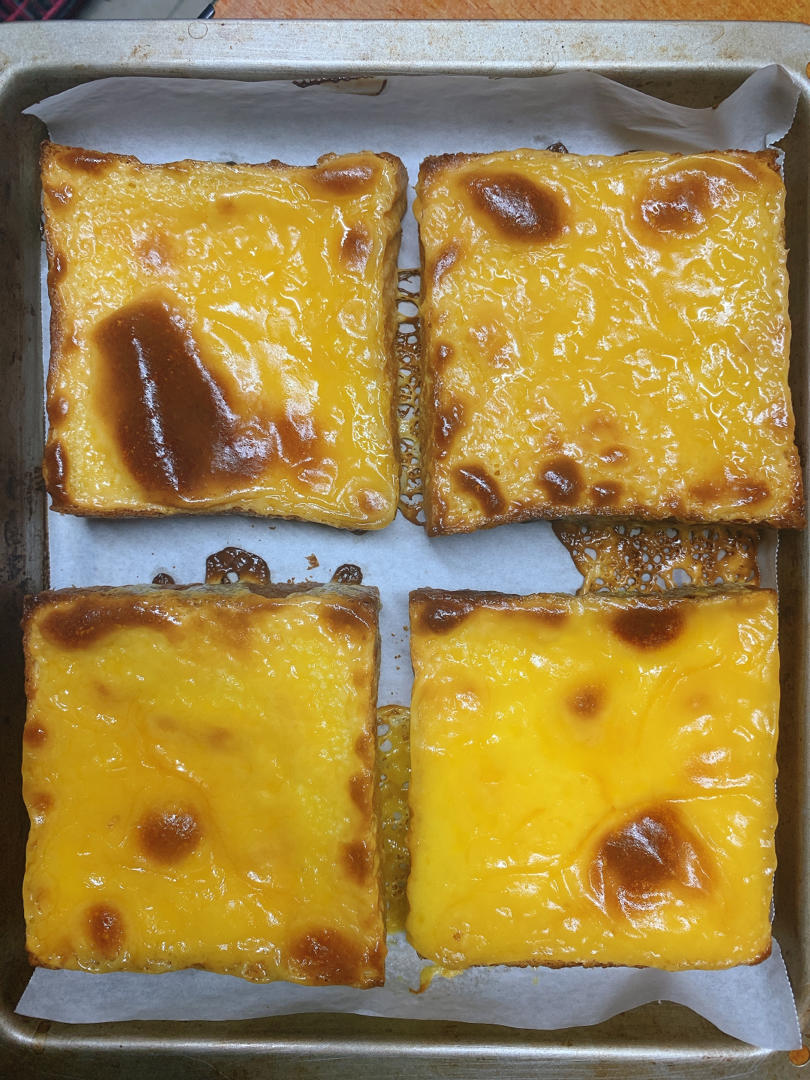 零失败快手岩烧乳酪(熔岩吐司)十分钟网红早餐，好吃哭