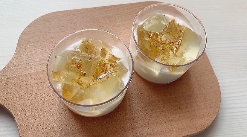 桂花酸奶冻的做法