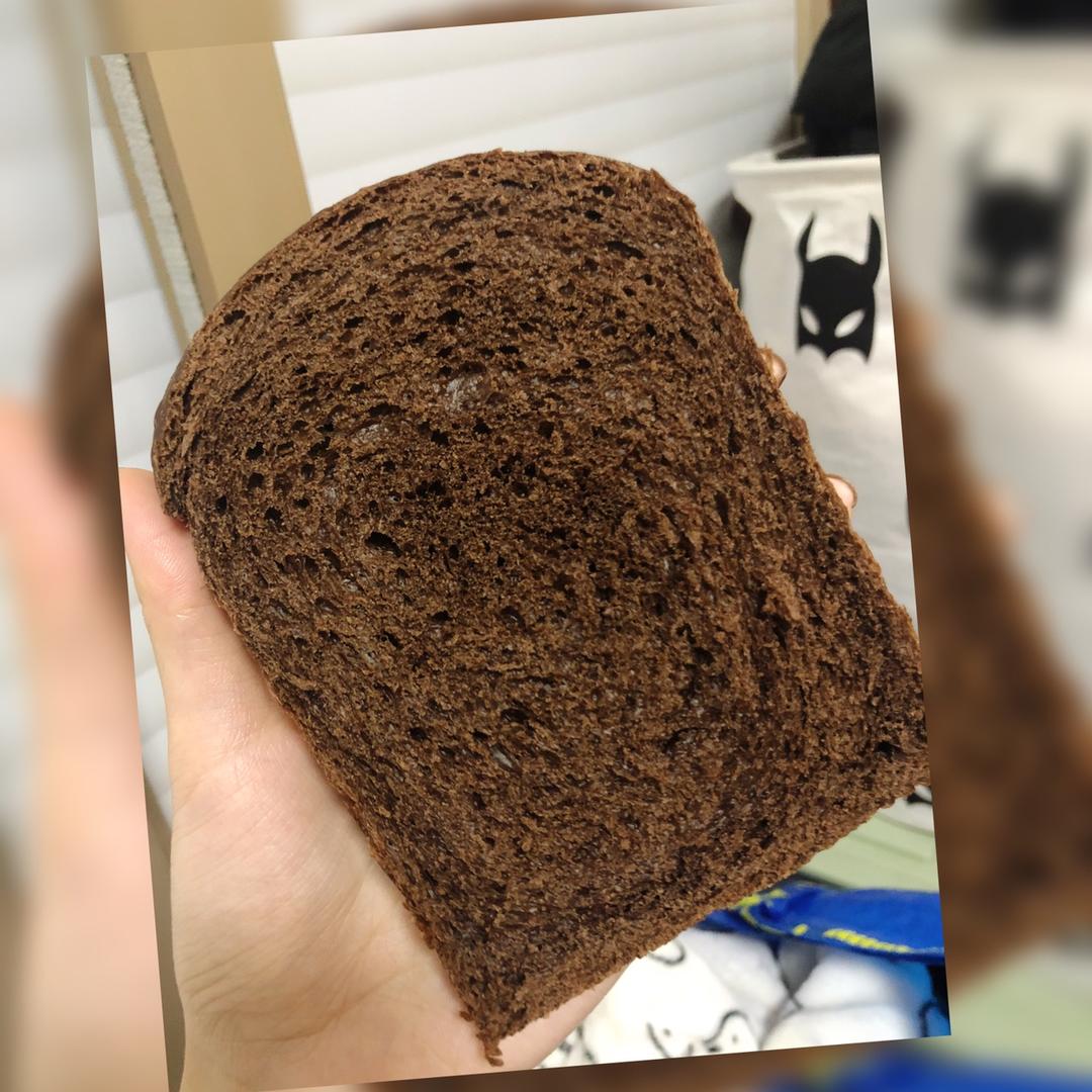 双倍浓郁的可可巧克力吐司