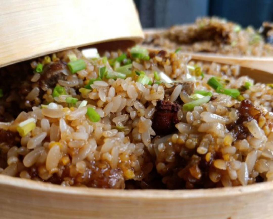 糯米荷叶蒸排骨