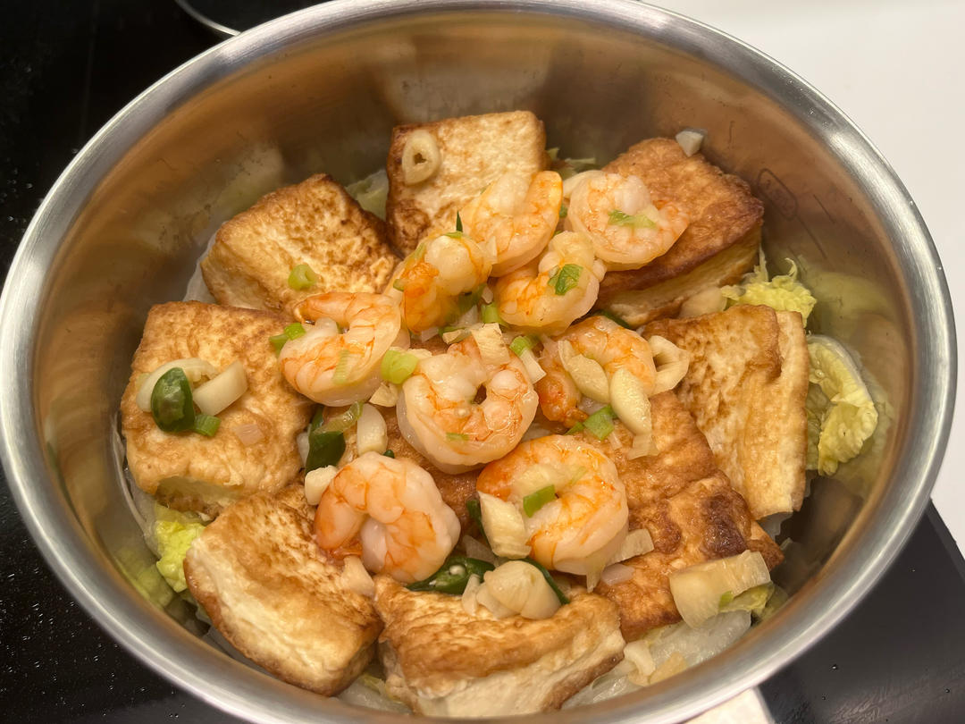 白菜豆腐煲