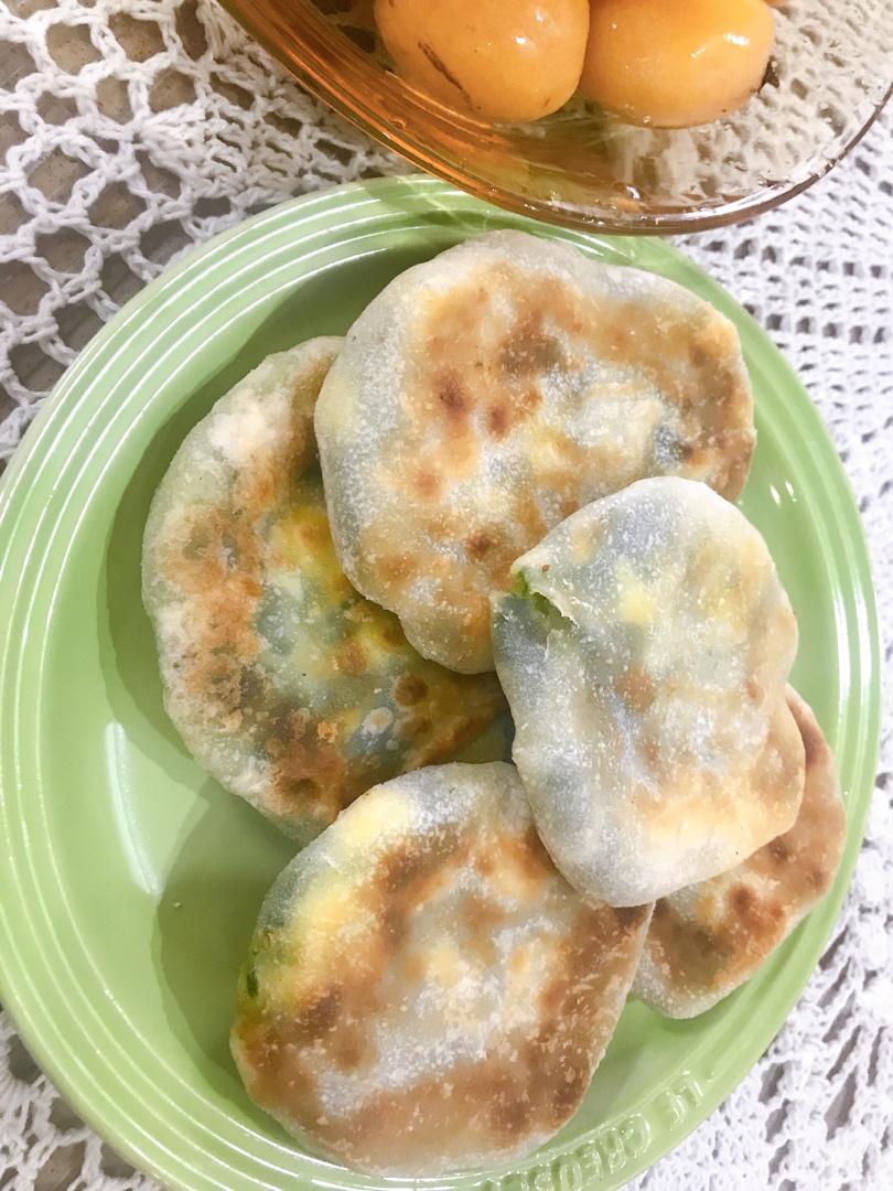 皮薄馅大～韭菜鸡蛋饼